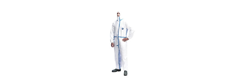 DuPont Tyvek 600 Plus White Hooded Coverall