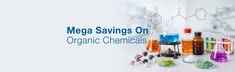 Mega Savings On Organic Chemicals