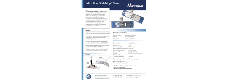 Microfiber SlideMop™ Cover