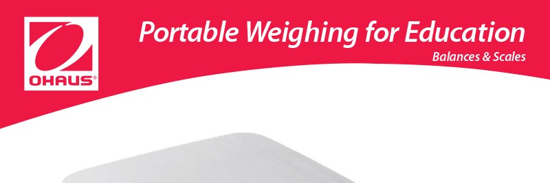 OHAUS Portable Balances for Education Brochure