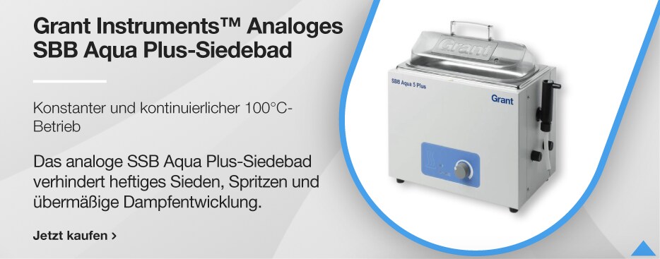 Grant Instruments&trade; Analoges SBB Aqua Plus-Siedebad