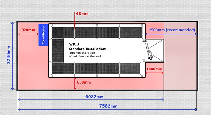 Figure 1: Layout of a BINDER™ model WIC 3 chamber Figure 1: Layout of a BINDER™ model WIC 3 chamber