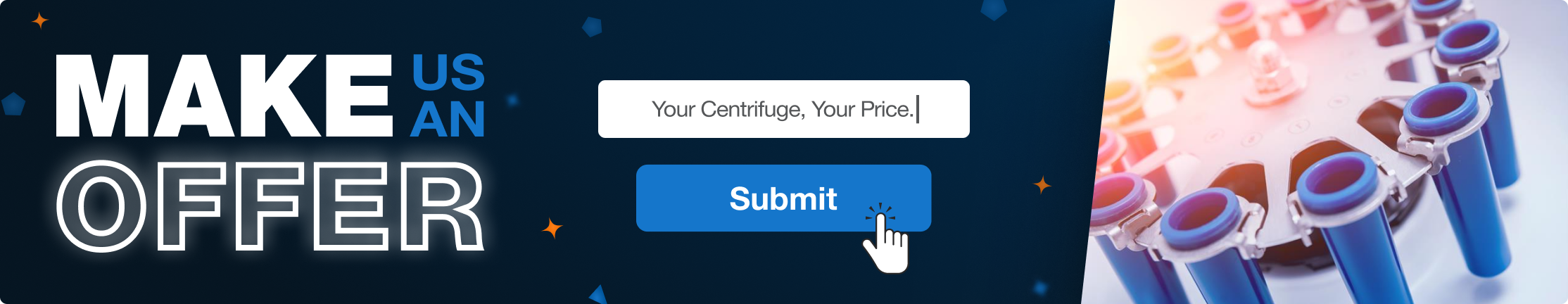 Make Us An Offer Promo Banner