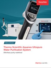 Thermo Scientific Aquanex Ultrapure Water Purification System Brochure