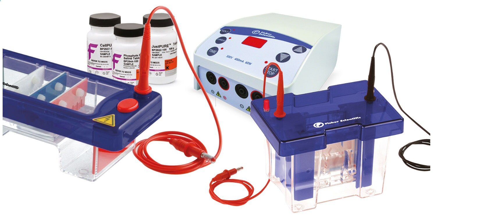 Fisherbrand Electrophoresis collection of equipment
