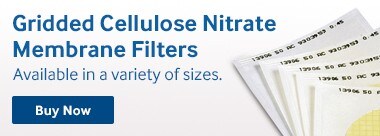 Gridded Cellulose Nitrate Membrane Filters