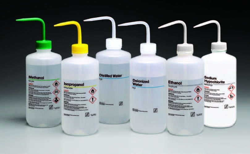 Nalgene&trade; Right-to-Understand Safety Wash Bottles