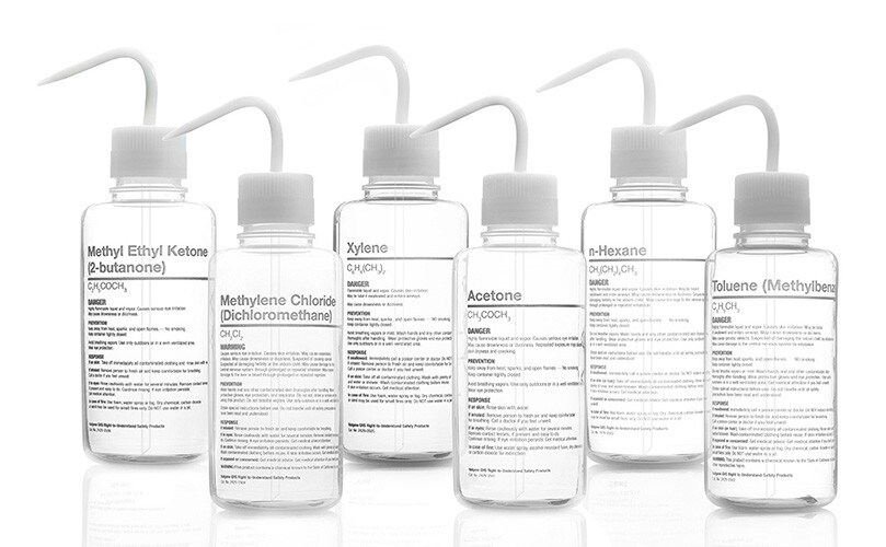 Nalgene™ RighttoUnderstand Safety Wash Bottles with Globally