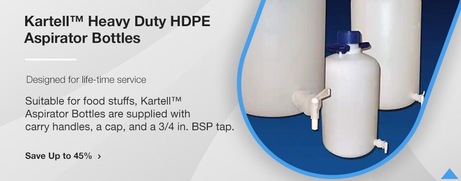 Kartell&trade; HDPE, Heavy Duty Aspirator Bottles