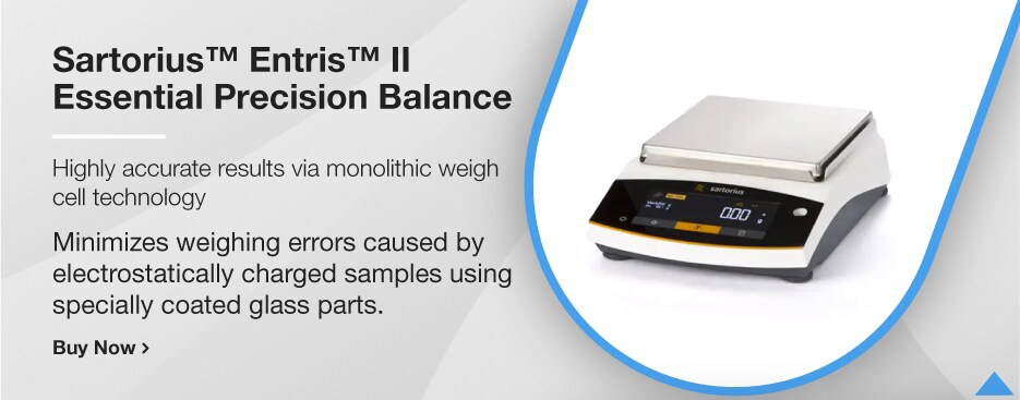 Sartorius™ Entris™ II Essential Precision Balance Sartorius™ Entris™ II Essential Precision Balance