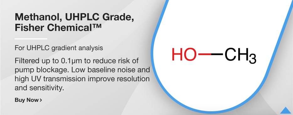 Methanol, for UHPLC Gradient Grade Analysis, Fisher Chemical™ Methanol, for UHPLC Gradient Grade Analysis, Fisher Chemical™