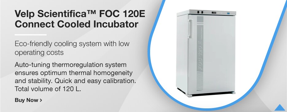 Velp Scientifica&trade; FOC 120E Connect Cooled Incubator